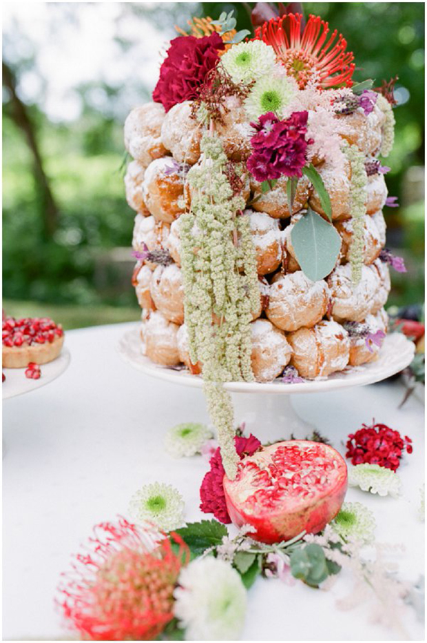 Rustic Croquembouche 2017 Wedding Cake Trends