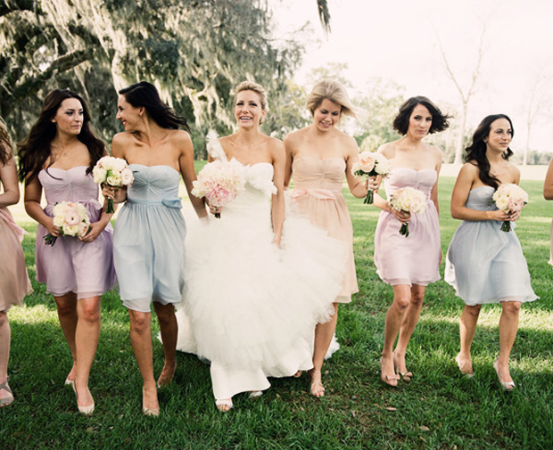 mix and match bridesmaid dress