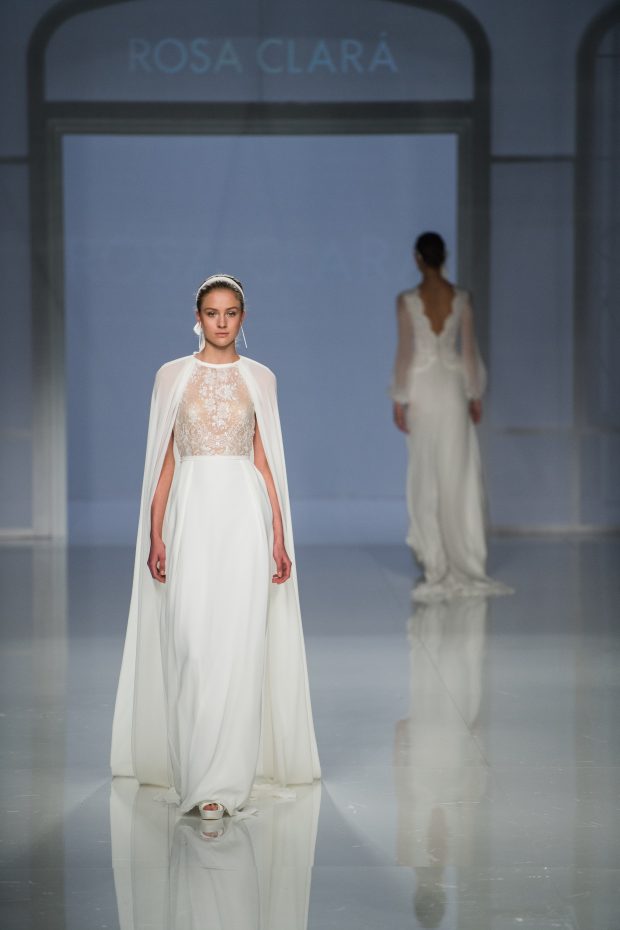 Barcelona Bridal Fashion Week 2017 Trends Capes