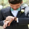 Lucite Green Bow Tie 