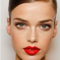 Bright Red Lips 