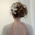 Messy Floral Updo 