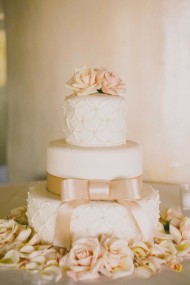 Bow Wedding Cake