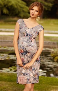 Dahlia Vintage Bloom Maternity Dress