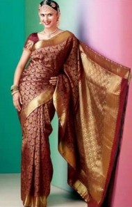 Patterned Sari 