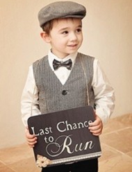 Last Chance to Run Sign 