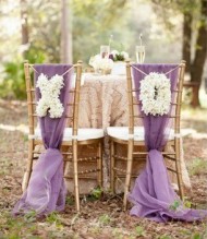 Lavender Garden Chairs 