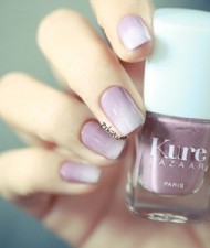 Lilac Ombre Nails 