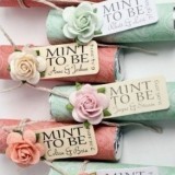 Personalised Mint Favours 