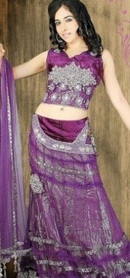 Stunning Purple Sari