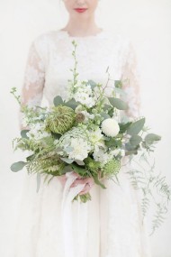 Wild White Wedding Bouquet 