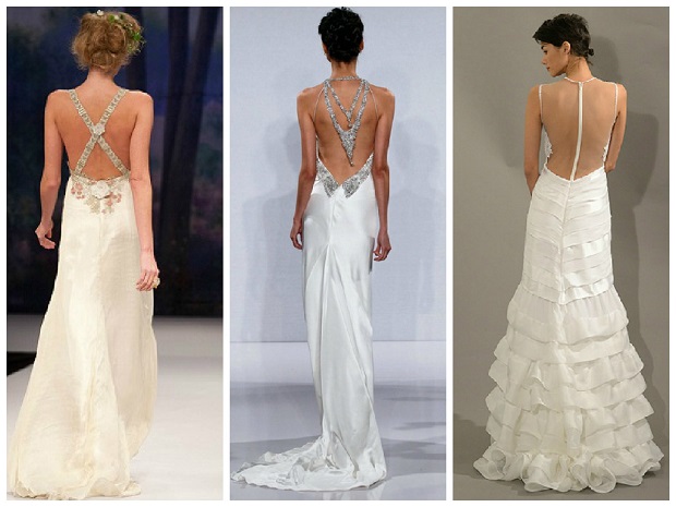 wedding gown back styles