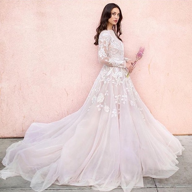 10 Lovely Long Sleeved Wedding Dresses For UAE Brides