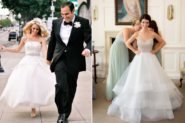12 Best strapless wedding  dresses  for UAE  Weddings 