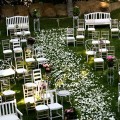 Mix and Match Ceremony Seating Decor