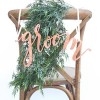 Copper Wedding Chair Signs