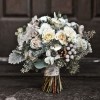Grey & Silver Wedding Bouquet 