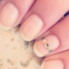 Nails With A Diamond Strip 