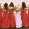 Orange Bridesmaid Dresses 