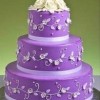 Purple Wedding Cake 