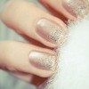 Silver Sparkly Manicure