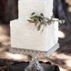 White Herb Wedding Cake 