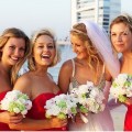 Red Hot Bridesmaid Dresses