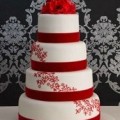 Red & White Cake 