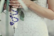 Bouquet with Rosary Beads 