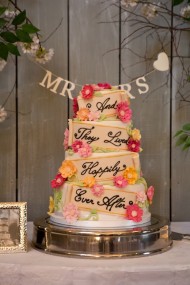 Colourful Wedding Cake 