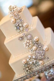 Embellished Wedding Cake