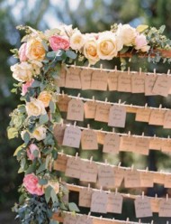 Floral Table Seating Plan