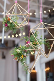 Geometric Hanging Flowers