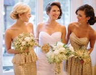 Glittery Bridesmaid Dresses