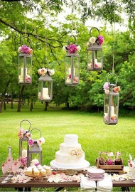 Hanging Floral Lanterns 