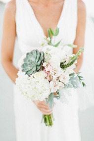 Pastel & Succulent Bouquet 