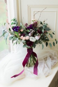 Purple & Green Bouquet