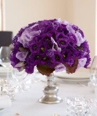Purple & Lilac Centrepiece 