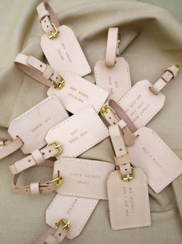 Luggage Tag Favours