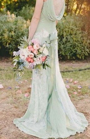 Mint Green Bridesmaid Dress 