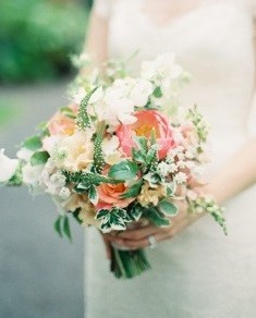 Orange & White Bouquet 