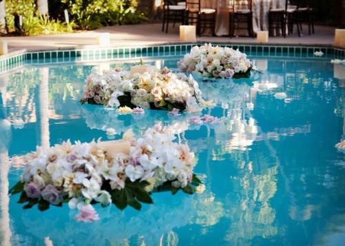 Poolside Flowers
