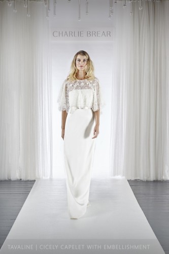 Charlie Brear Tavaline Gown & Cicely Capelet 